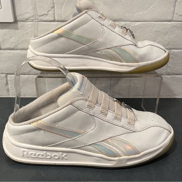 Reebok Y5 W6.5-7 white vegan  slip on sneakers - Picture 4 of 14